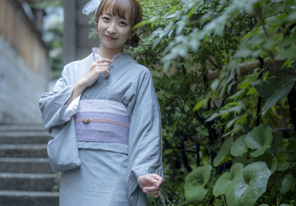 【ポートレート撮影】神楽坂で見つけた和服美人