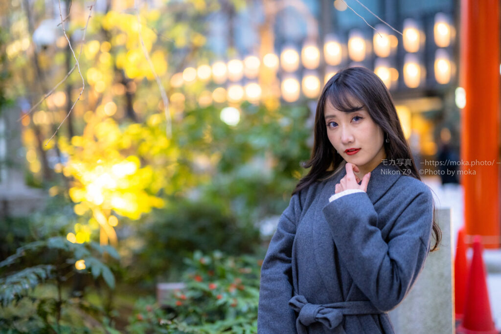 【ポートレート撮影】日が落ちる前に・・街中ポートレート撮影