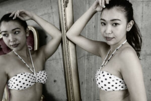 【ポートレート撮影】鏡を使ってカッコよく！？