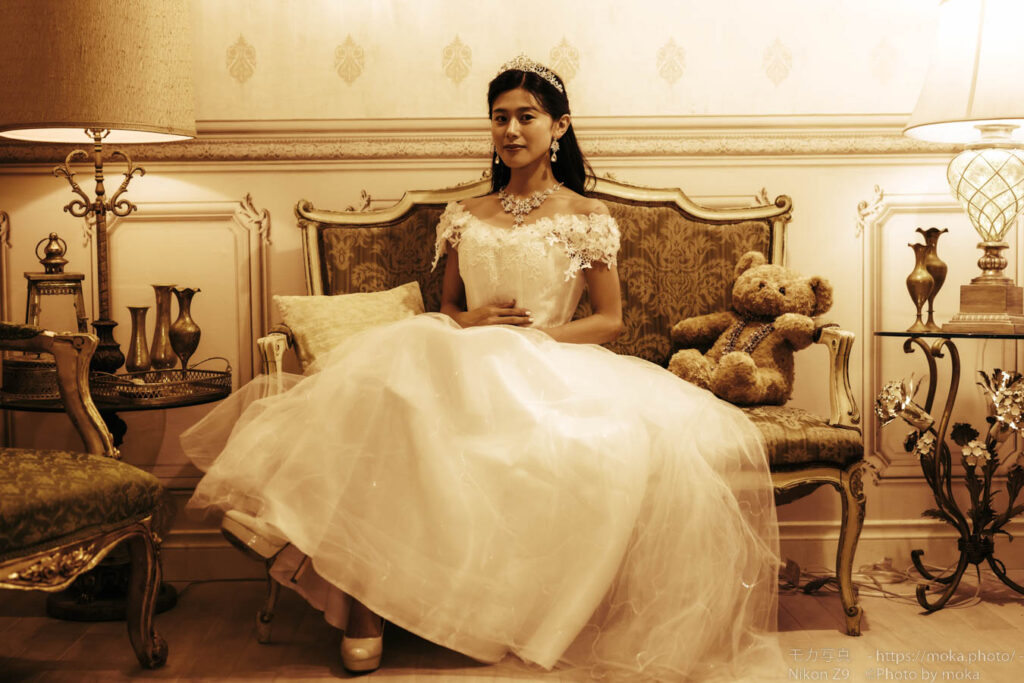 【ポートレート撮影】ウェディングドレスに包まれて・・