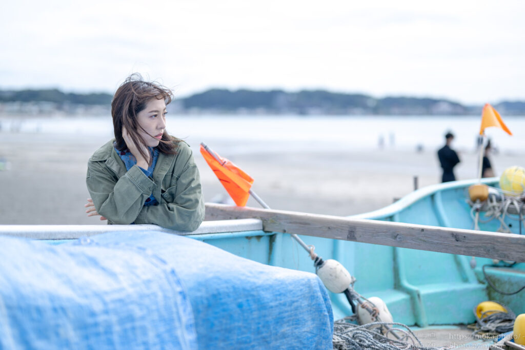 【ポートレート撮影】夏が終わった海はどこか切なく