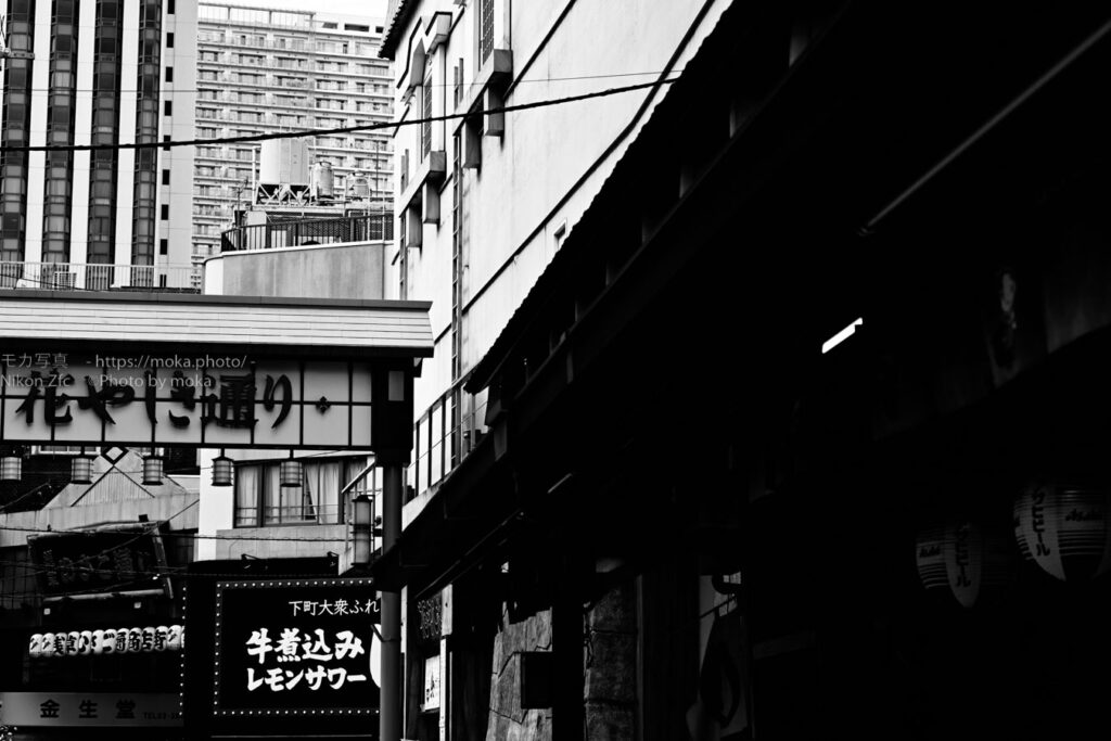 【スナップ撮影】浅草をモノクロで・・