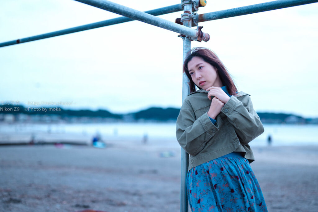 【ポートレート撮影】秋の海風を感じながら・・