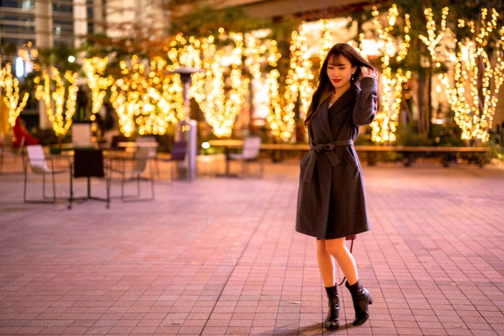 【ポートレート撮影】イルミネーションとポートレートを撮ろう！
