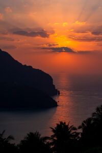 【スナップ撮影】夕日を眺めて・・現実逃避!