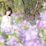 【ポートレート撮影】お花畑で、花に囲まれてパシャリ!!