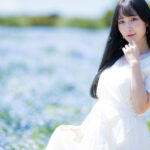【ポートレート撮影】お花畑で爽やかに撮る
