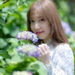 【ポートレート撮影】紫陽花と一緒に・・