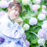 【ポートレート撮影】紫陽花の咲く街で写真を撮ろう!