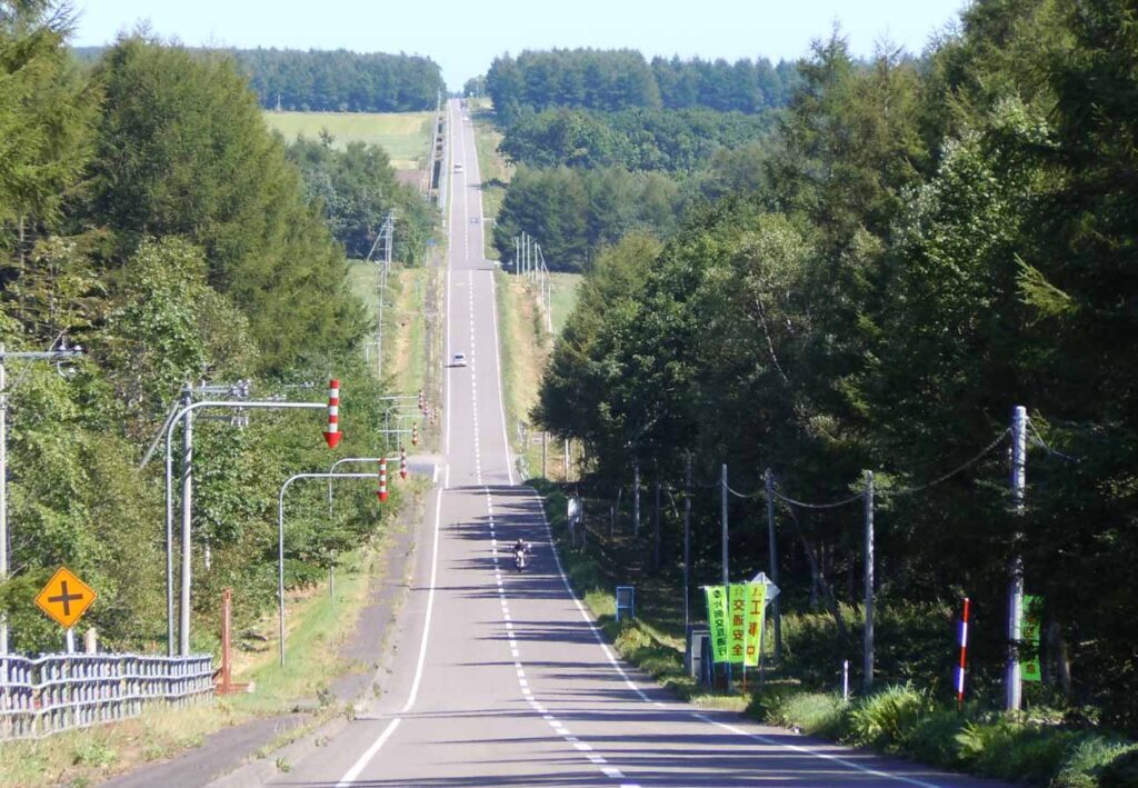 【スナップ撮影】どこまでも続く一本道