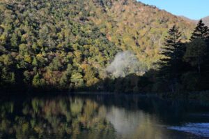 【風景写真】目の前に広がる紅葉と雲！？