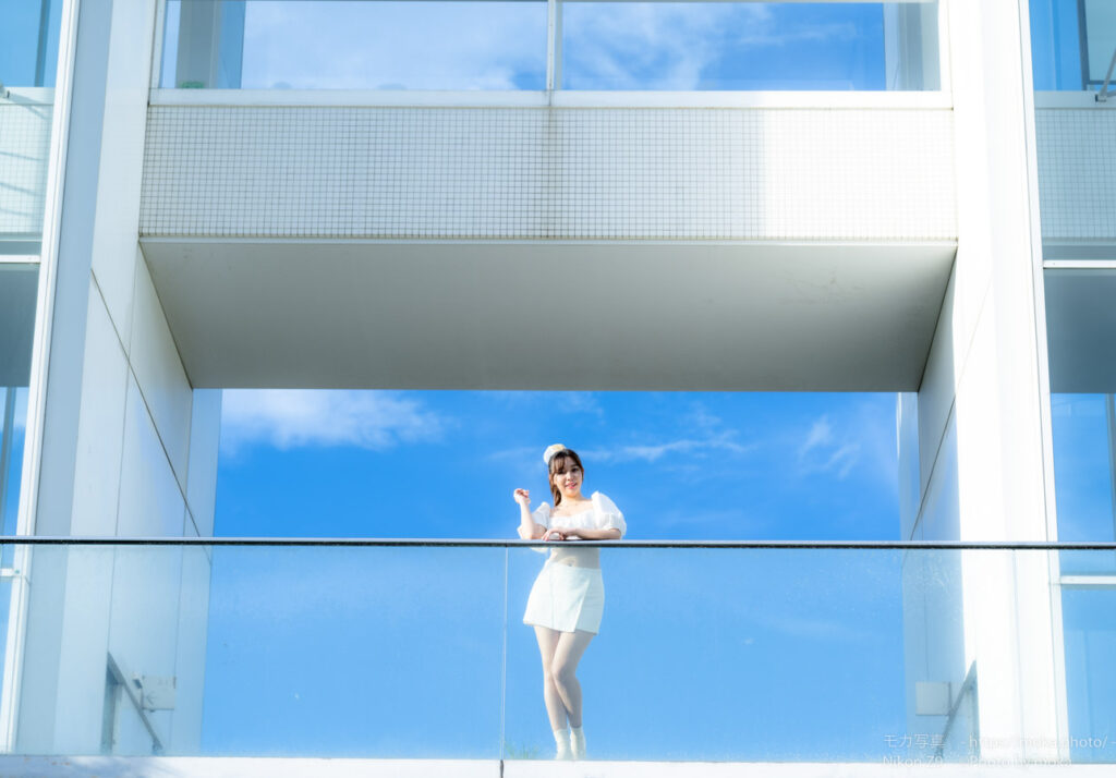 【ポートレート撮影】雨上がりの空は、綺麗な秋空！