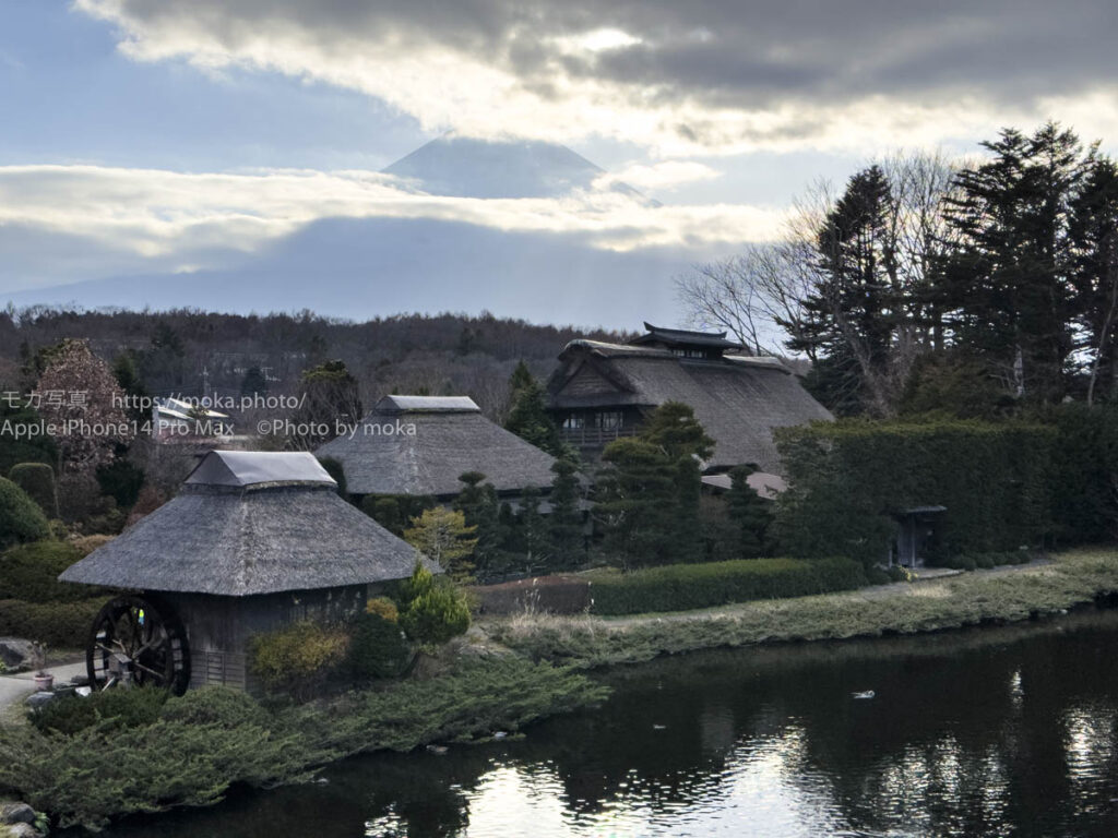 【スナップ撮影】富士山を眺めながら一息。