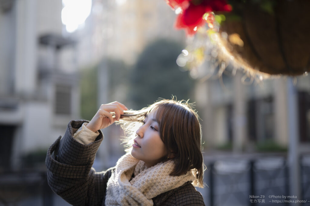 【ポートレート撮影】冬の日差しを浴びて