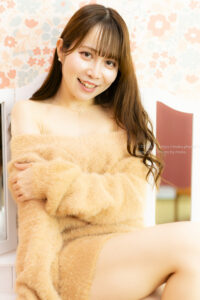 【ポートレート撮影】ゆるふわニットが可愛らしい！