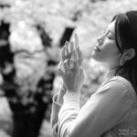 【ポートレート撮影】今年の桜を、モノクロで回想!!