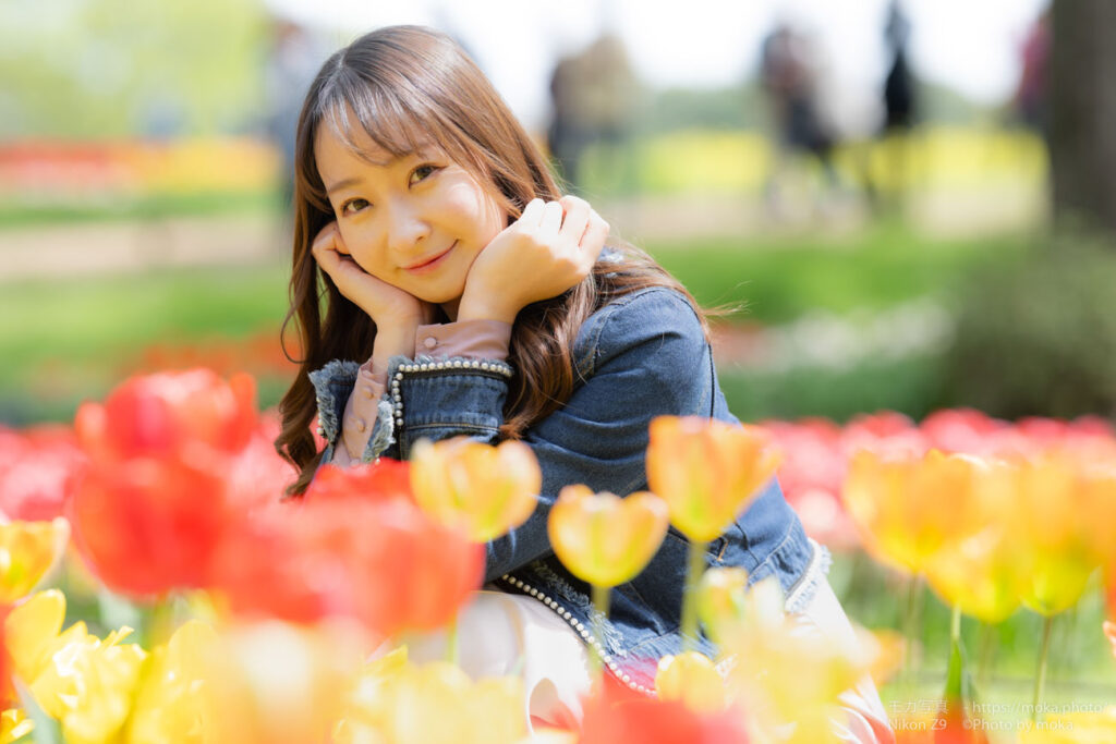 【ポートレート撮影】チューリップと撮ろう！！