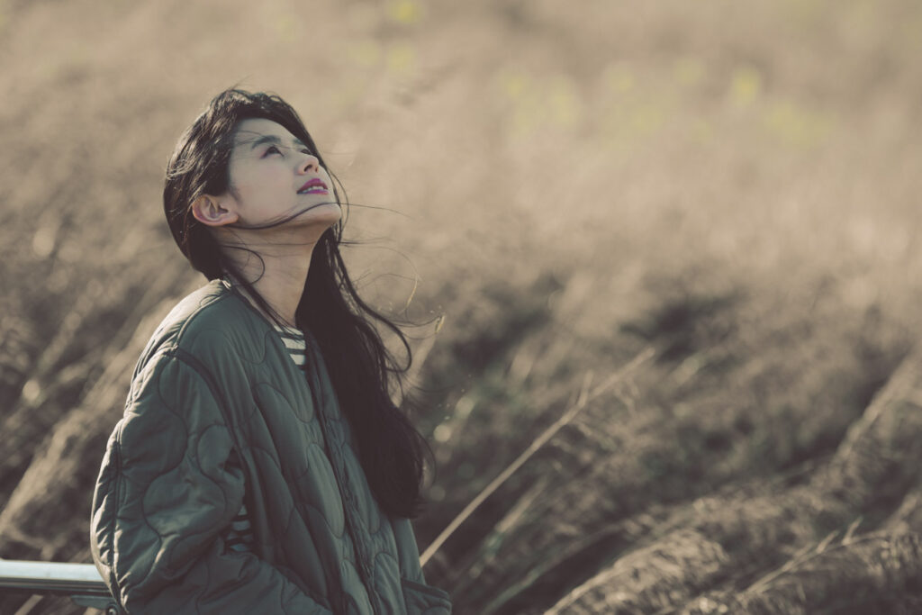 【ポートレート撮影】江戸川の土手でポートレート