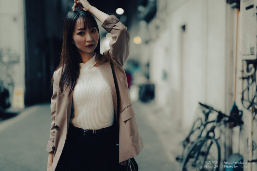 【ポートレート撮影】ジャケット着て、大人っぽく