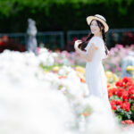 【ポートレート撮影】薔薇の香りと初夏の風を受けて
