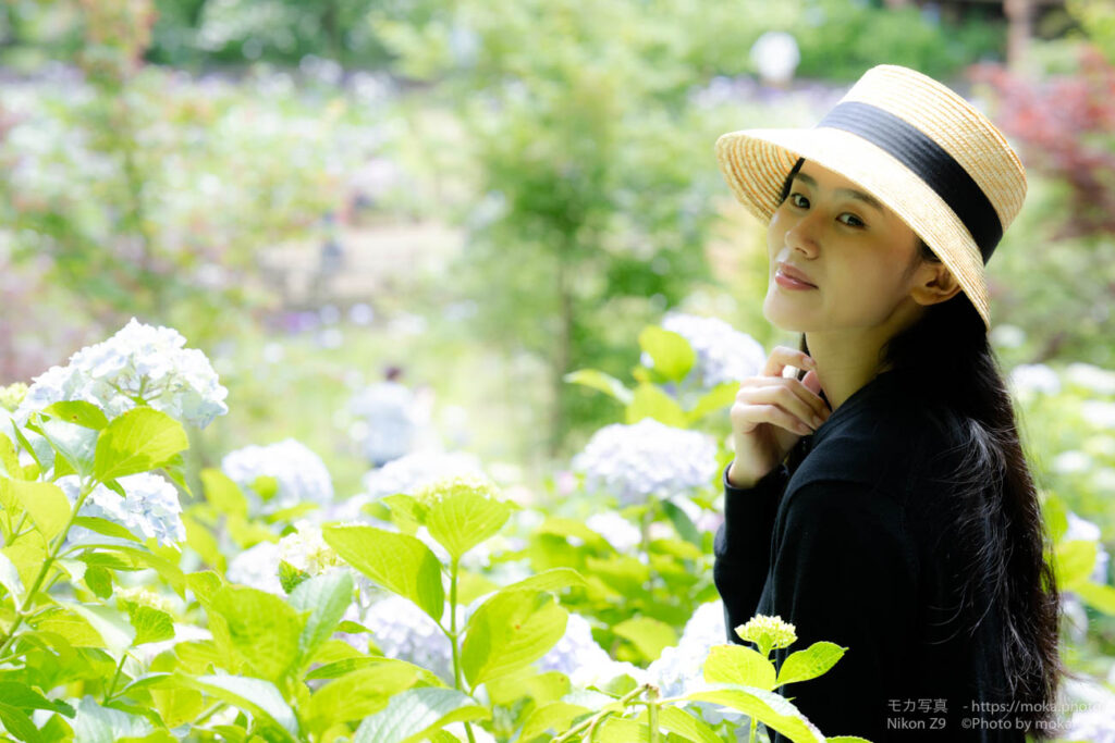 【ポートレート撮影】紫陽花の咲く季節に・・