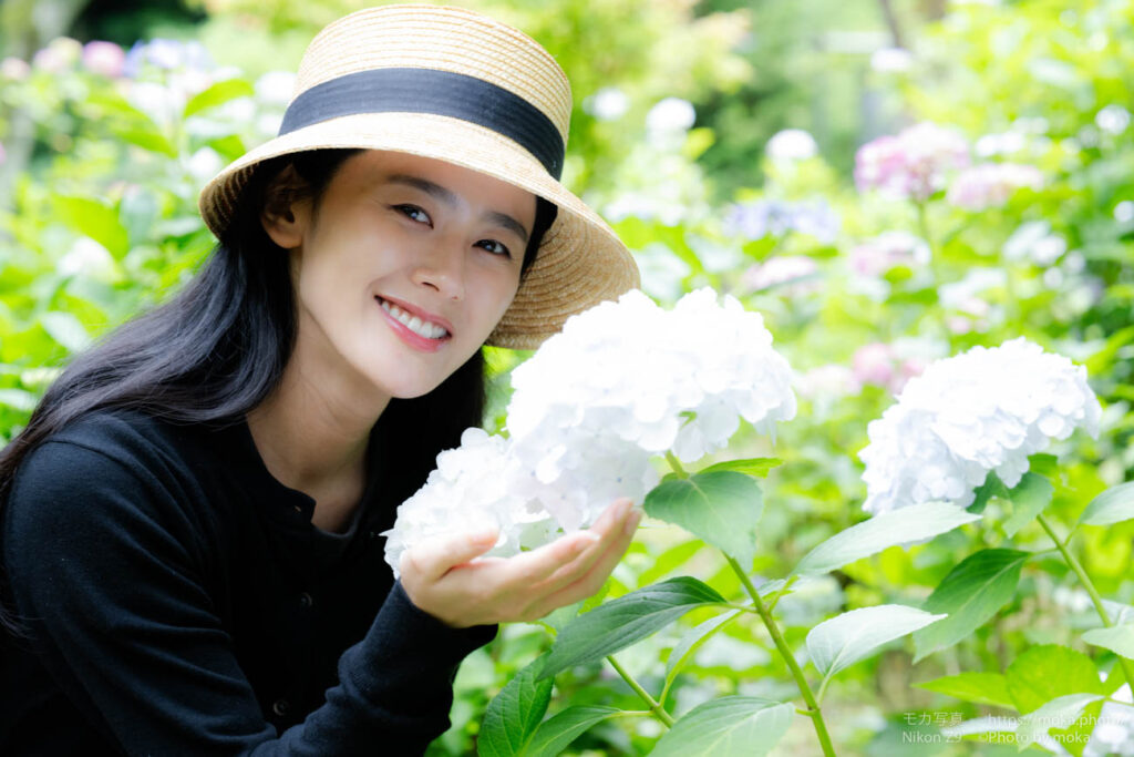 【ポートレート撮影】紫陽花の見頃が続きます！