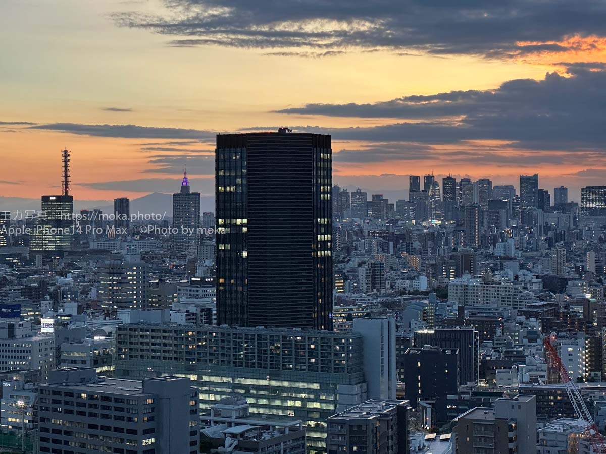 【iPhone写真】夕暮れ時の空が好き