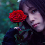 【ポートレート撮影】秋の薔薇と冷たい雨と・・