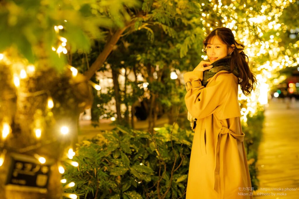 【ポートレート撮影】イルミネーションと撮ろう！！